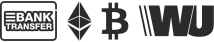 Accepted payment methods